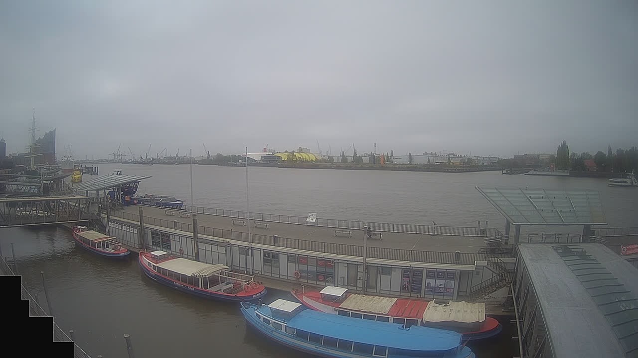 Archived image Webcam Hamburg: Cargo bridges