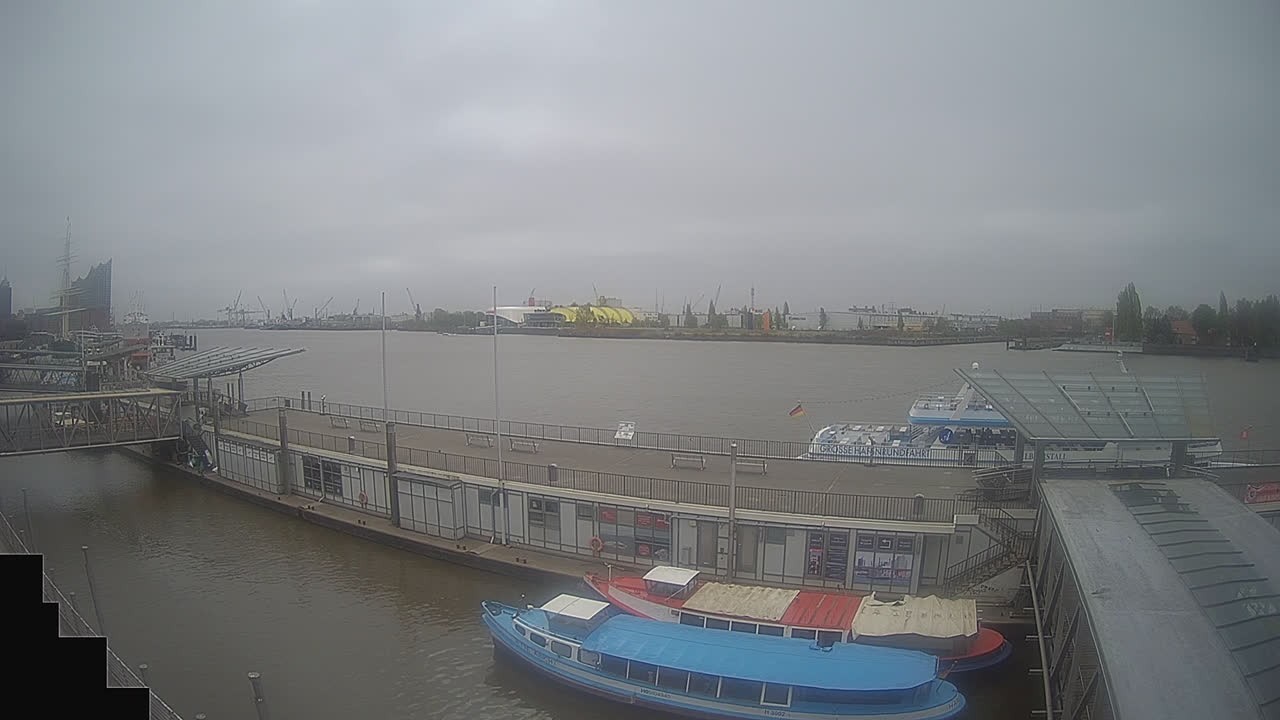 Archived image Webcam Hamburg: Cargo bridges