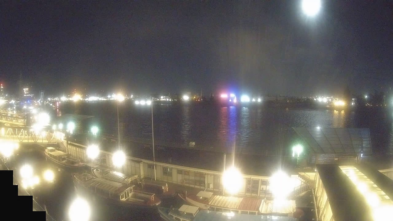 Archiv Foto Webcam Hamburg: Landungsbrücken