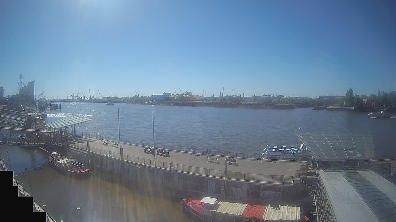 Archived image Webcam Hamburg: Cargo bridges