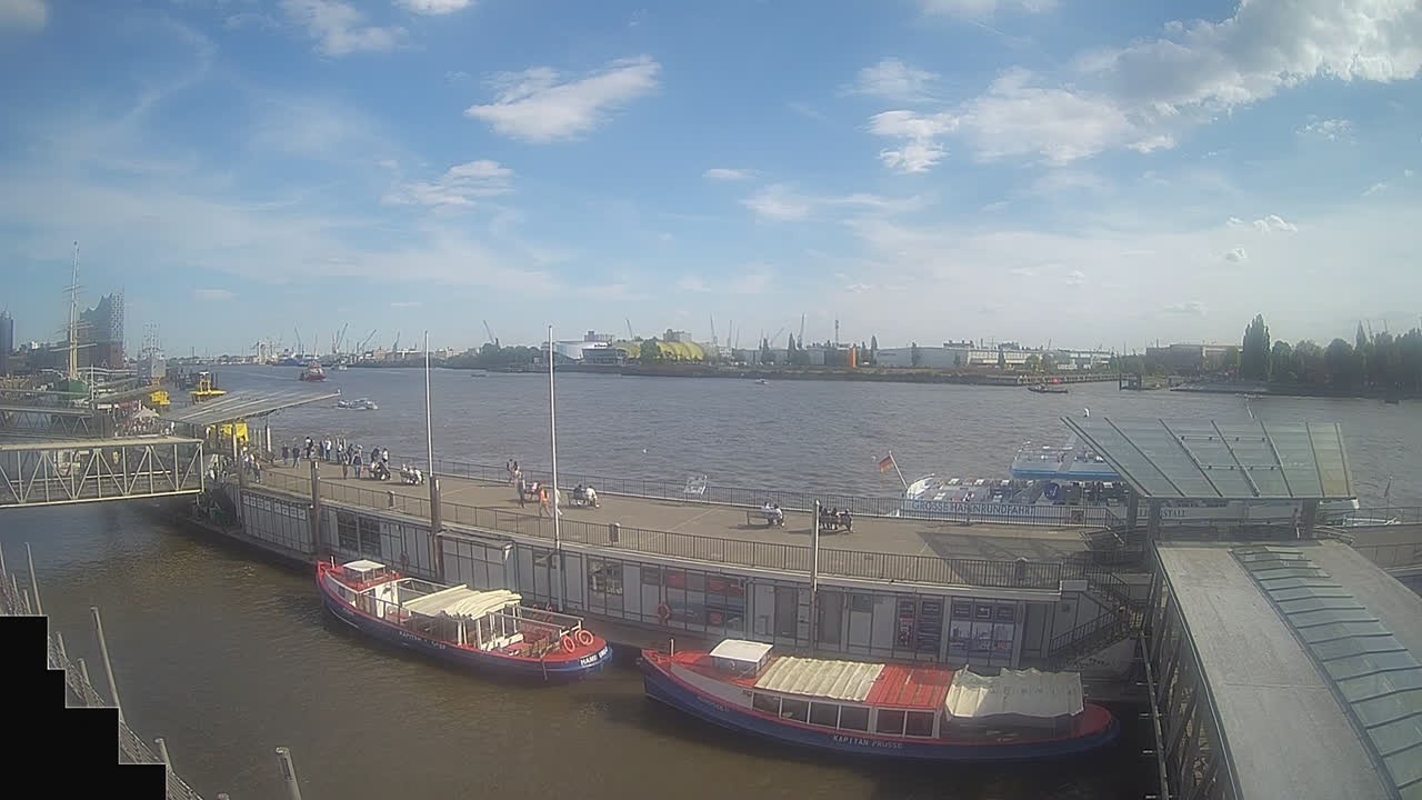 Archived image Webcam Hamburg: Cargo bridges