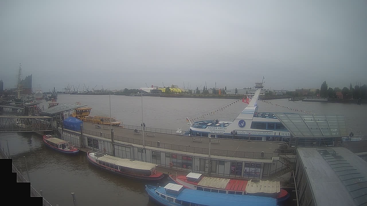 Archived image Webcam Hamburg: Cargo bridges