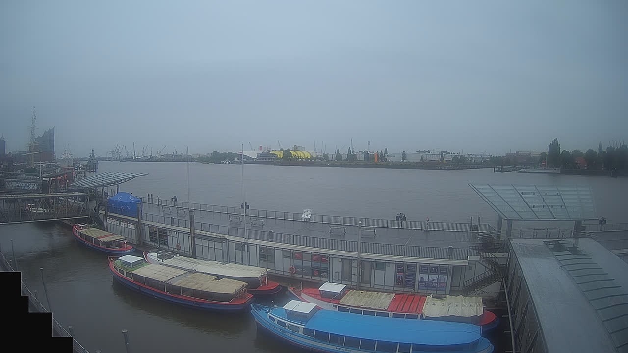 Archived image Webcam Hamburg: Cargo bridges