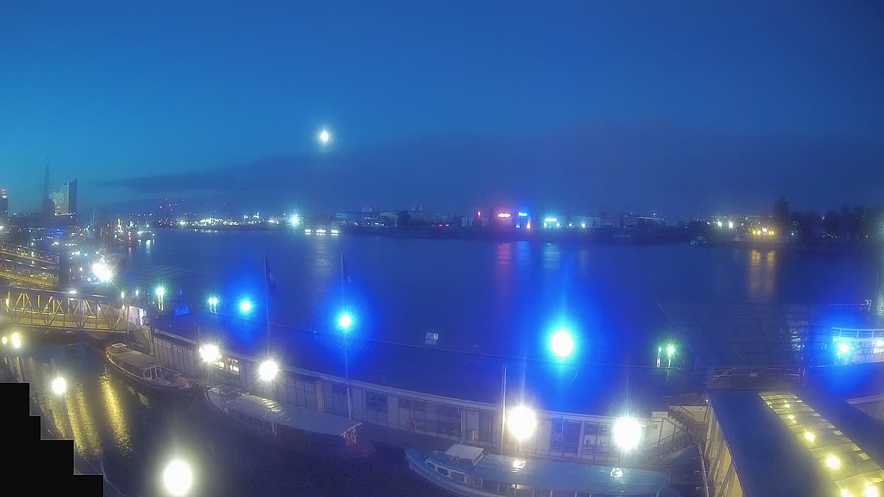 Archived image Webcam Hamburg: Cargo bridges