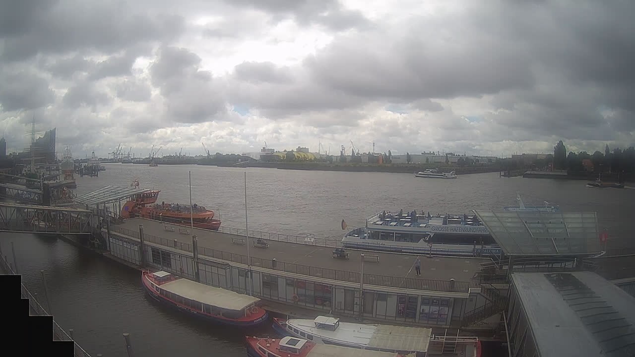 Archived image Webcam Hamburg: Cargo bridges