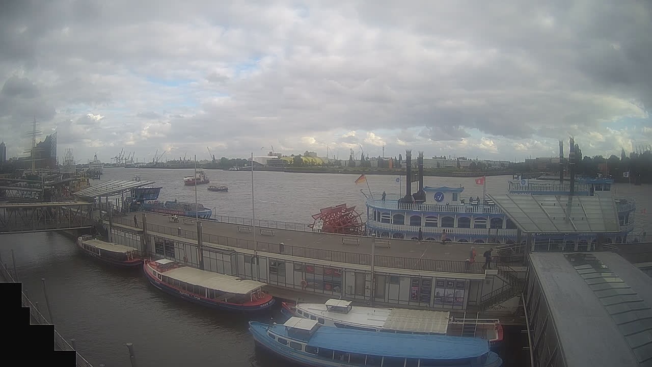 Archived image Webcam Hamburg: Cargo bridges