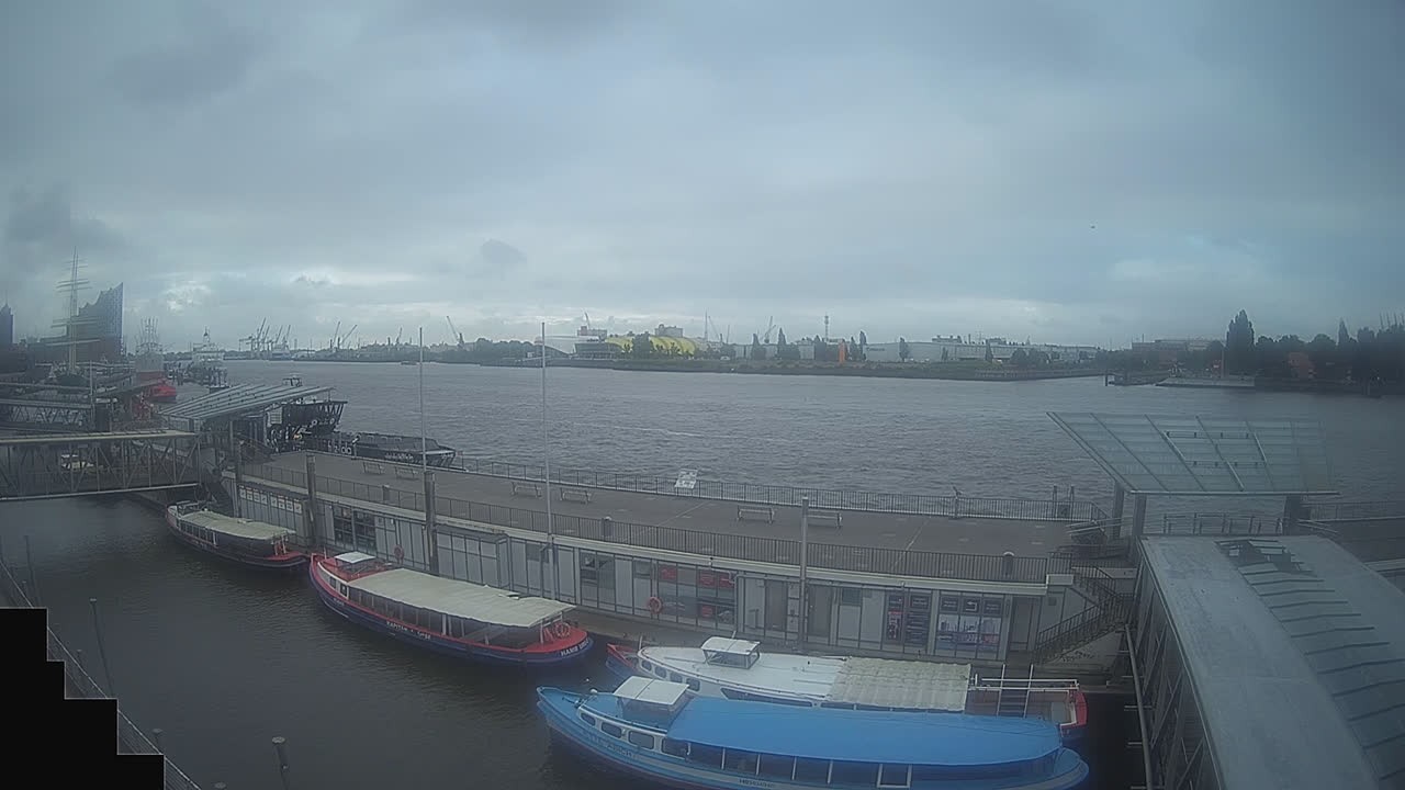 Archived image Webcam Hamburg: Cargo bridges