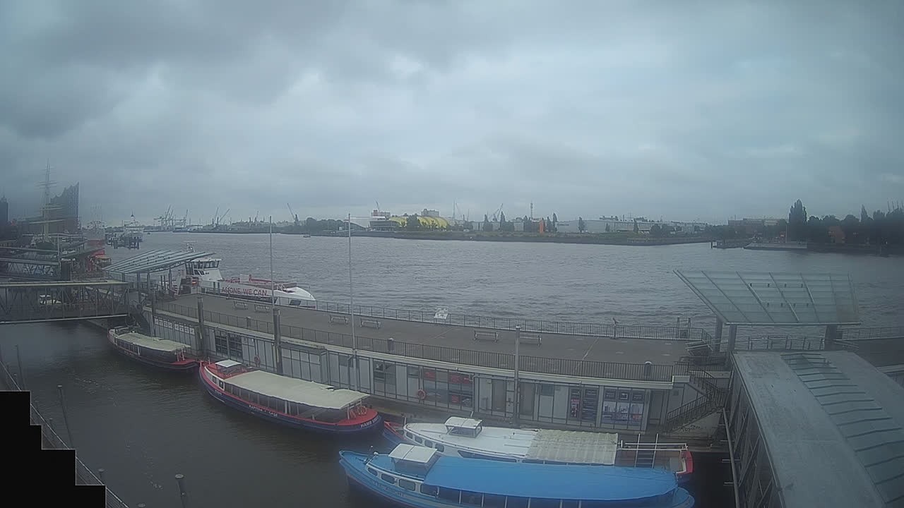 Archived image Webcam Hamburg: Cargo bridges