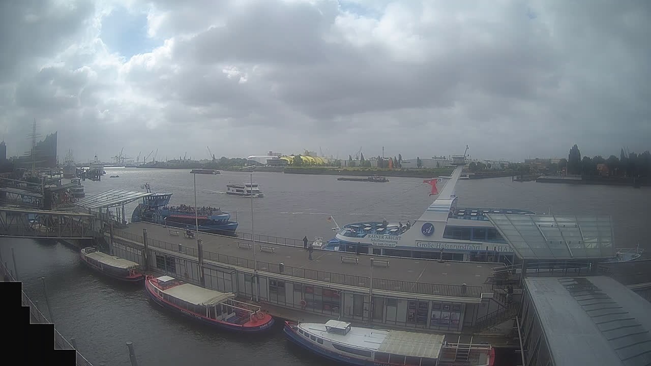 Archived image Webcam Hamburg: Cargo bridges
