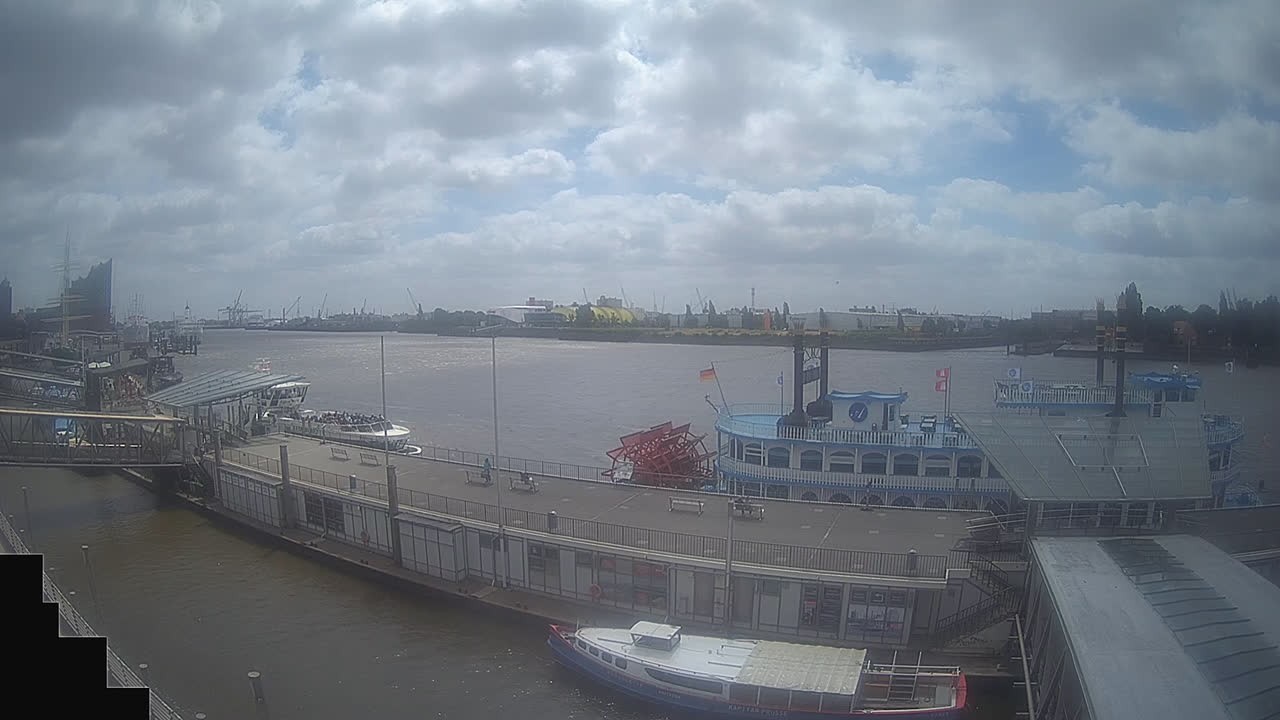 Archived image Webcam Hamburg: Cargo bridges