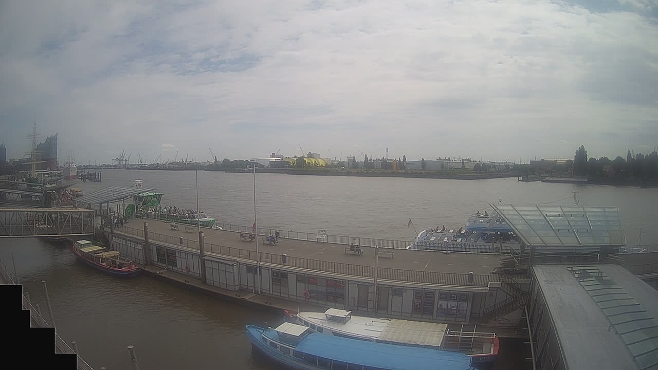 Archived image Webcam Hamburg: Cargo bridges
