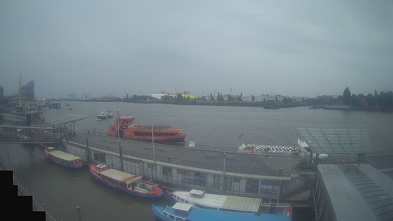 Archived image Webcam Hamburg: Cargo bridges