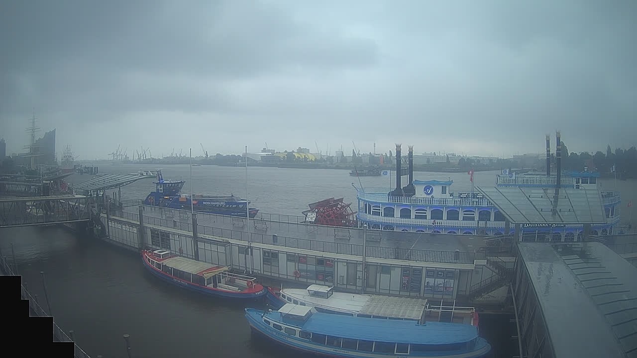 Archived image Webcam Hamburg: Cargo bridges