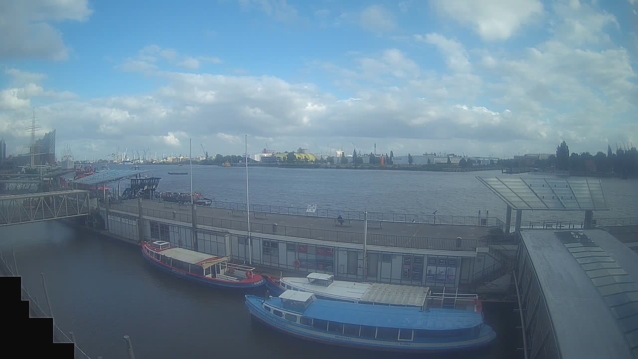 Archived image Webcam Hamburg: Cargo bridges