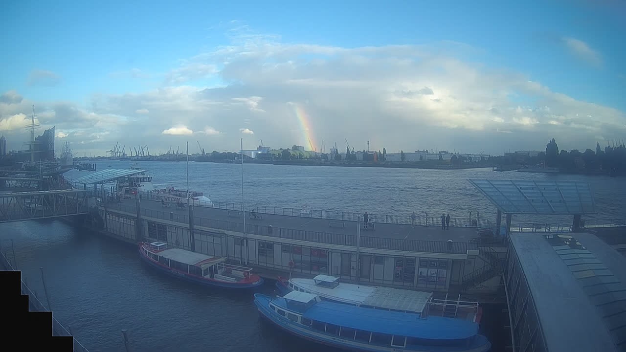 Archived image Webcam Hamburg: Cargo bridges