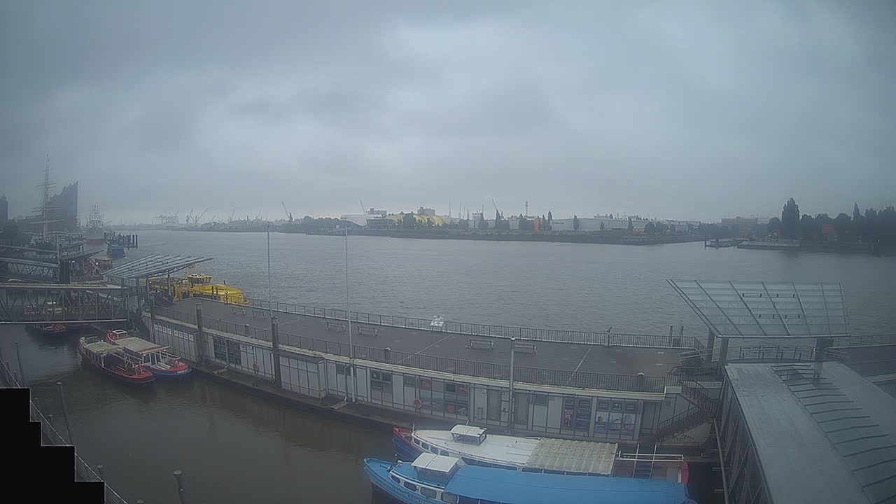 Archived image Webcam Hamburg: Cargo bridges