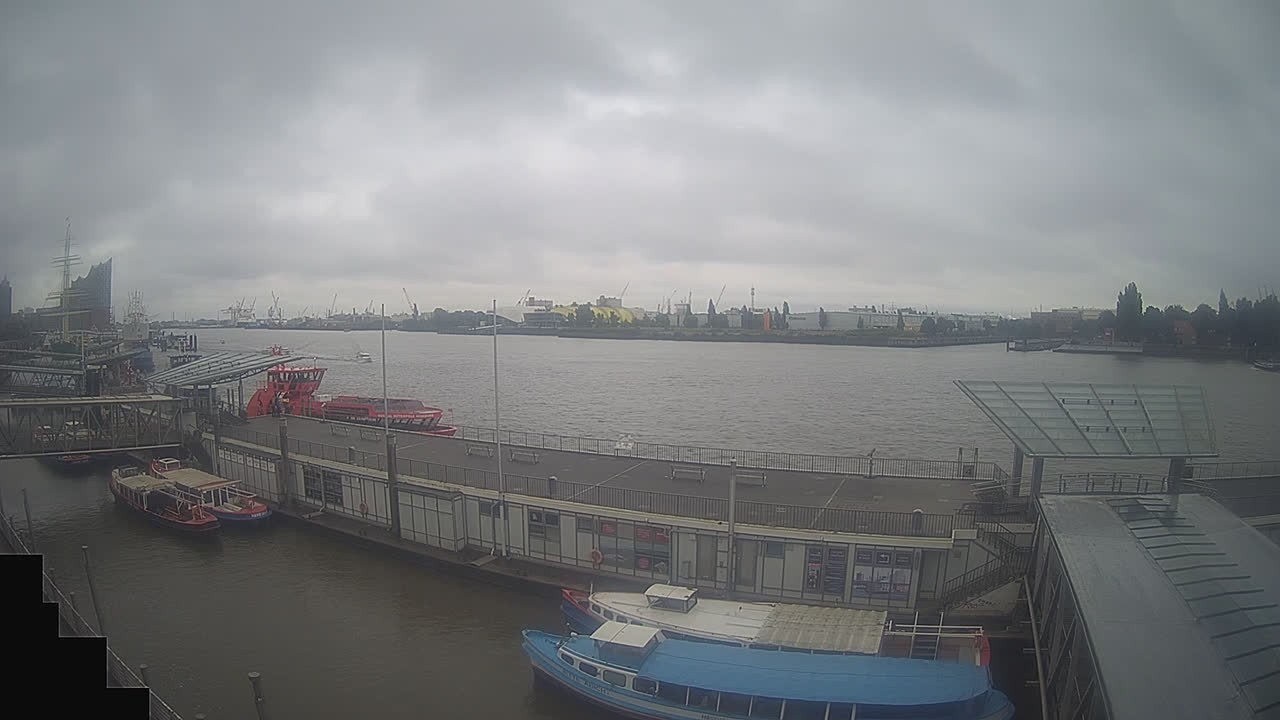 Archived image Webcam Hamburg: Cargo bridges