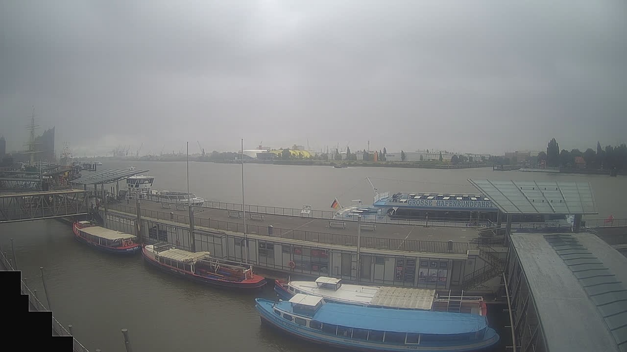 Archived image Webcam Hamburg: Cargo bridges