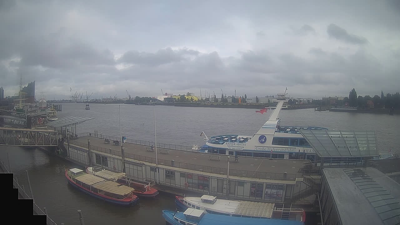 Archived image Webcam Hamburg: Cargo bridges