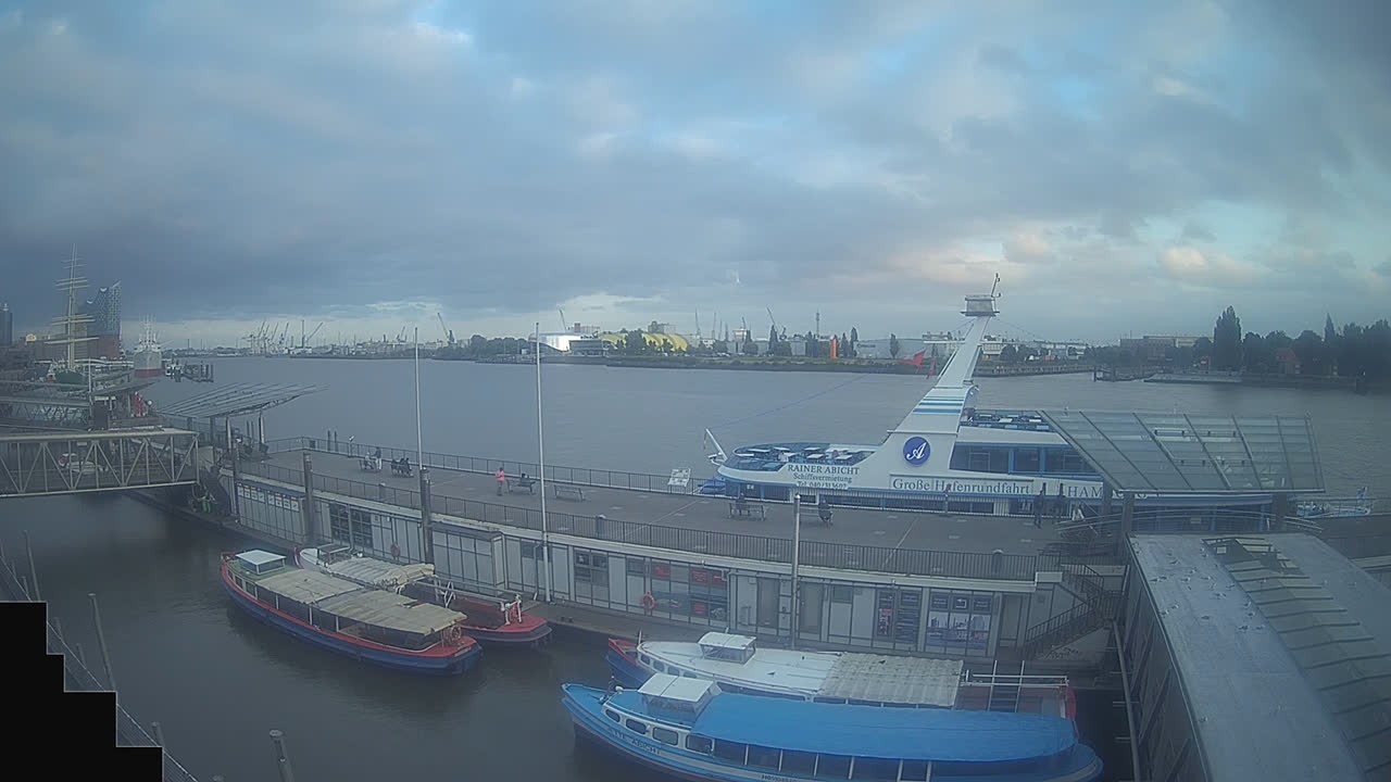 Archived image Webcam Hamburg: Cargo bridges