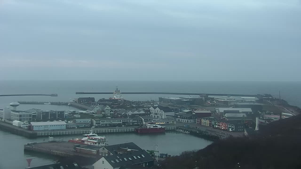 Archiv Foto Webcam Helgoland: Blick auf die Ladungsbrücke