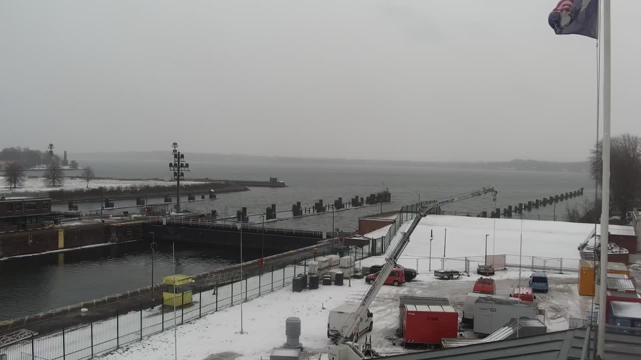 Archiv Foto Webcam Kiel: An den Schleusen