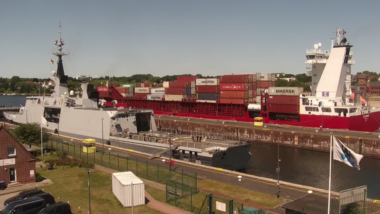 Archiv Foto Webcam Kiel: An den Schleusen