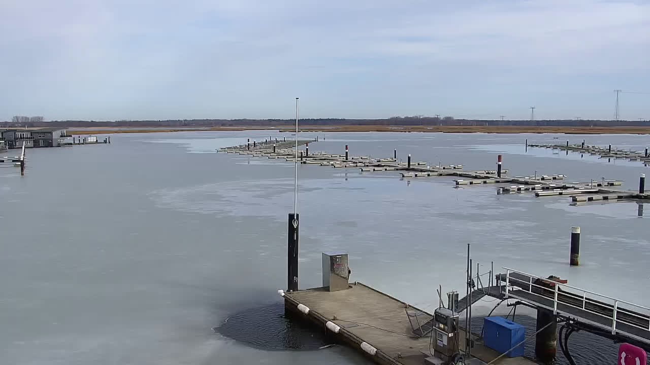 Archived image Webcam Kröslin: At the yacht harbour