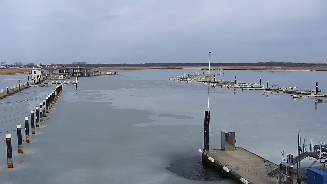 Archived image Webcam Kröslin: At the yacht harbour