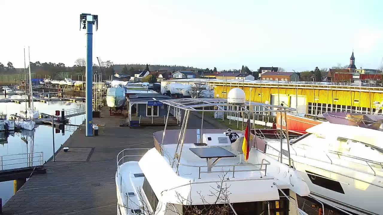 Archiv Foto Webcam Usedom: Yachthafen Kröslin