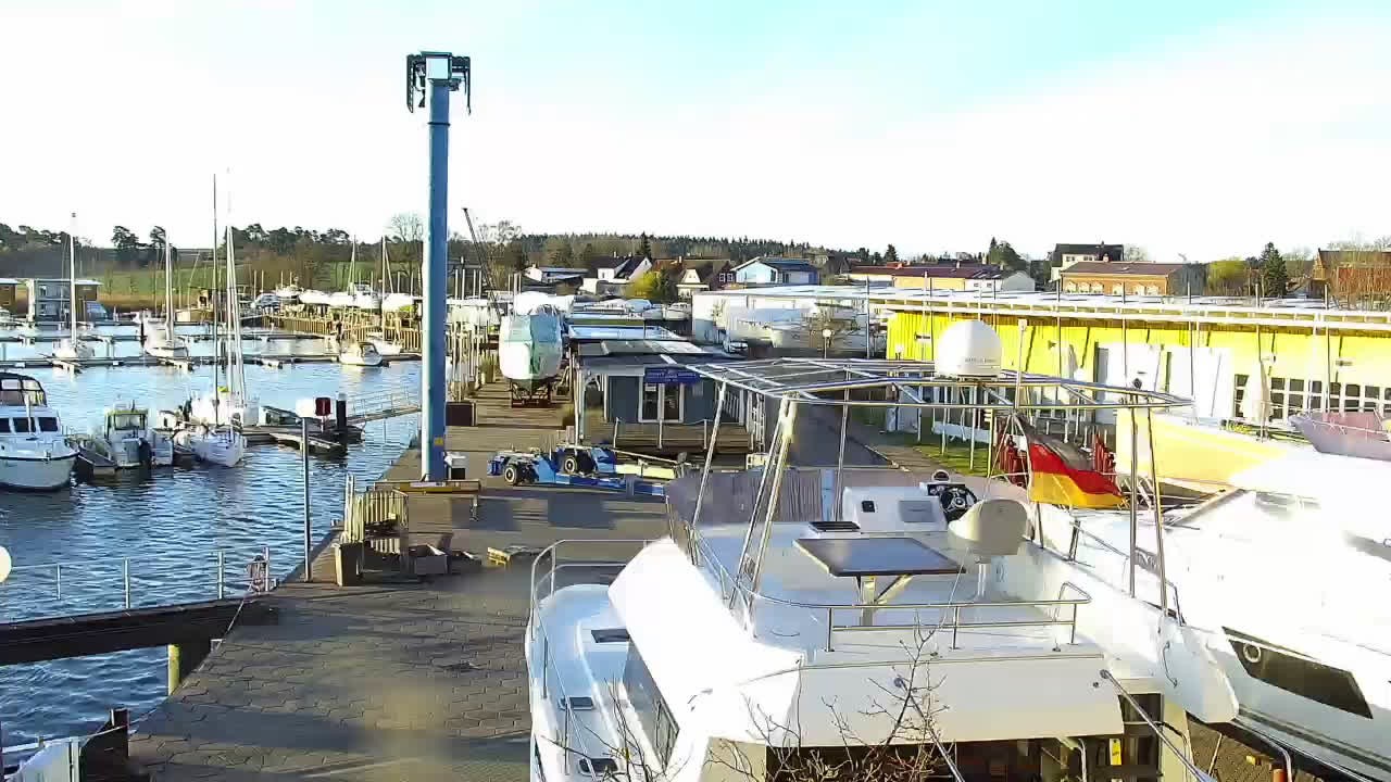 Archiv Foto Webcam Usedom: Yachthafen Kröslin