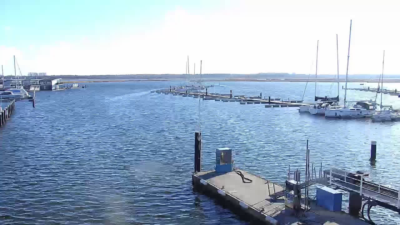 Archiv Foto Webcam Usedom: Yachthafen Kröslin