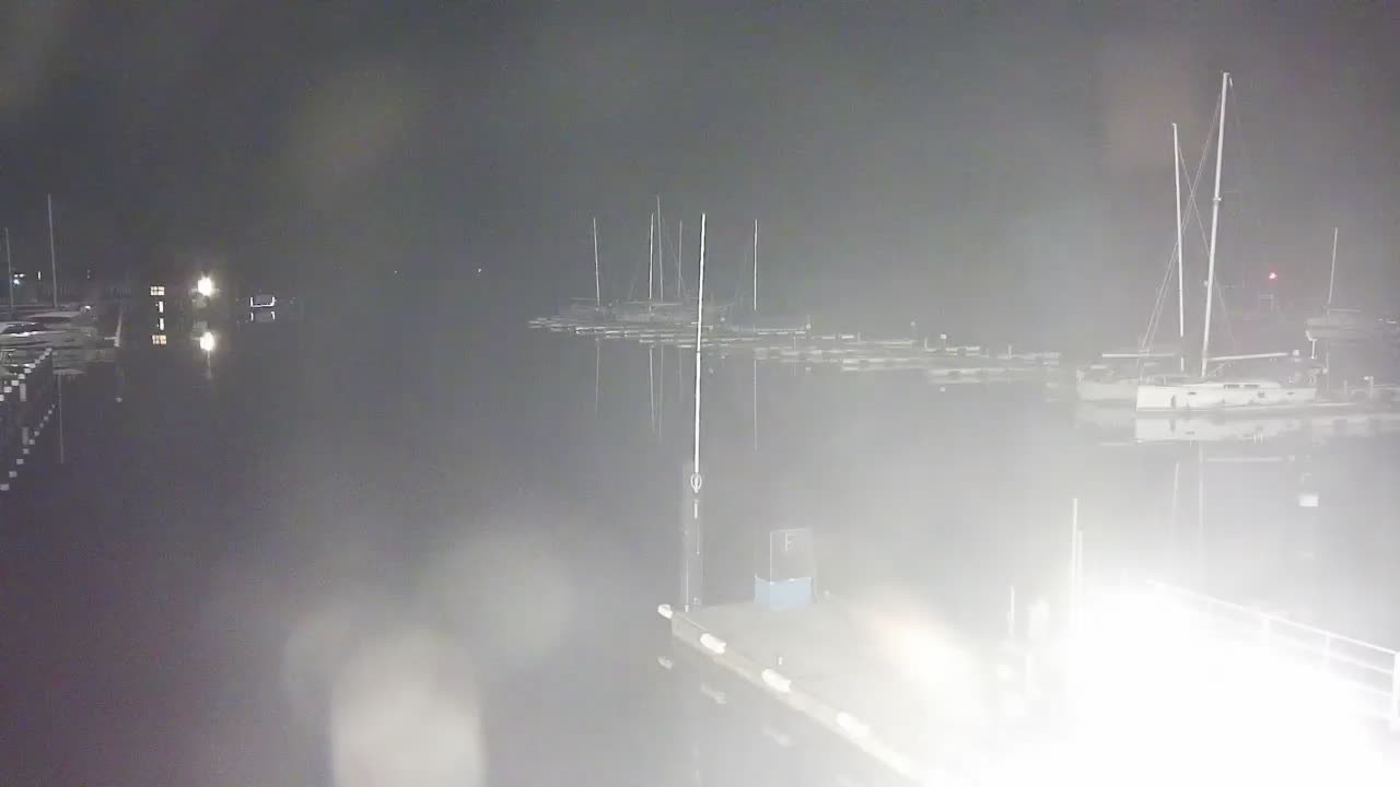 Archived image Webcam Kröslin: At the yacht harbour