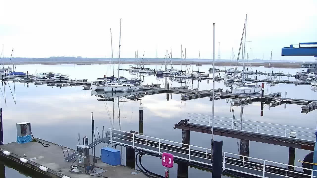 Archiv Foto Webcam Usedom: Yachthafen Kröslin