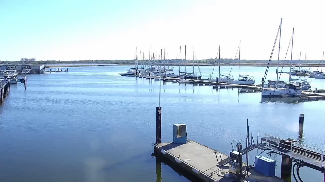 Archiv Foto Webcam Usedom: Yachthafen Kröslin