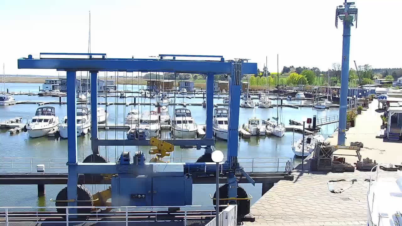 Archiv Foto Webcam Usedom: Yachthafen Kröslin
