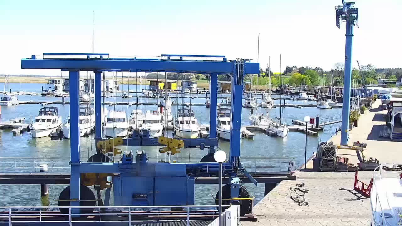 Archiv Foto Webcam Usedom: Yachthafen Kröslin
