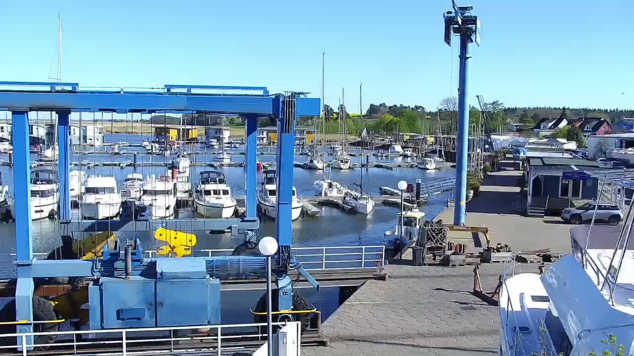 Archiv Foto Webcam Usedom: Yachthafen Kröslin