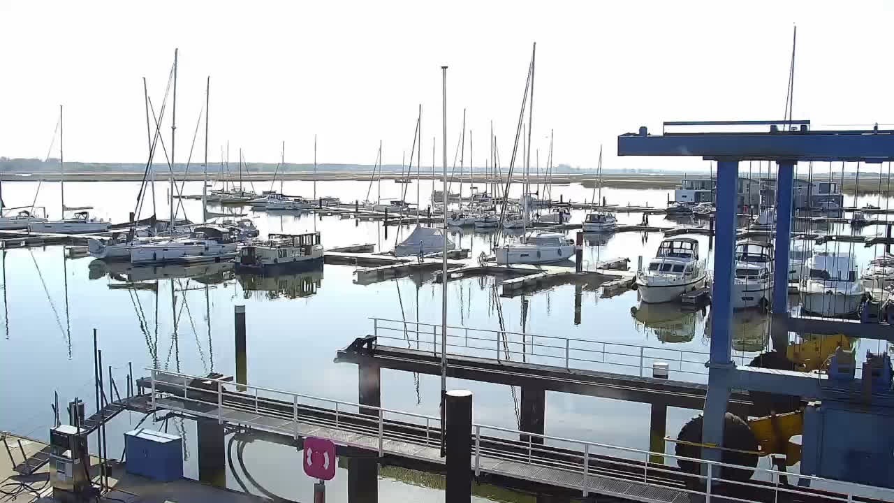 Archiv Foto Webcam Usedom: Yachthafen Kröslin