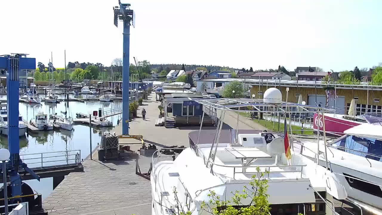 Archiv Foto Webcam Usedom: Yachthafen Kröslin