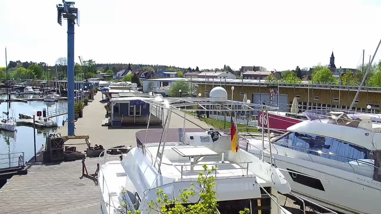 Archiv Foto Webcam Usedom: Yachthafen Kröslin