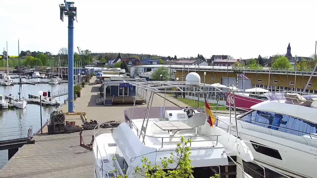 Archiv Foto Webcam Usedom: Yachthafen Kröslin