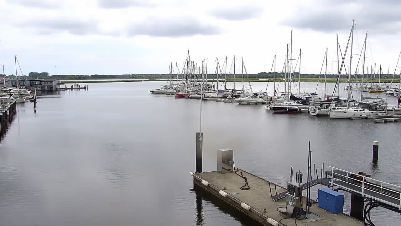 Archived image Webcam Kröslin: At the yacht harbour