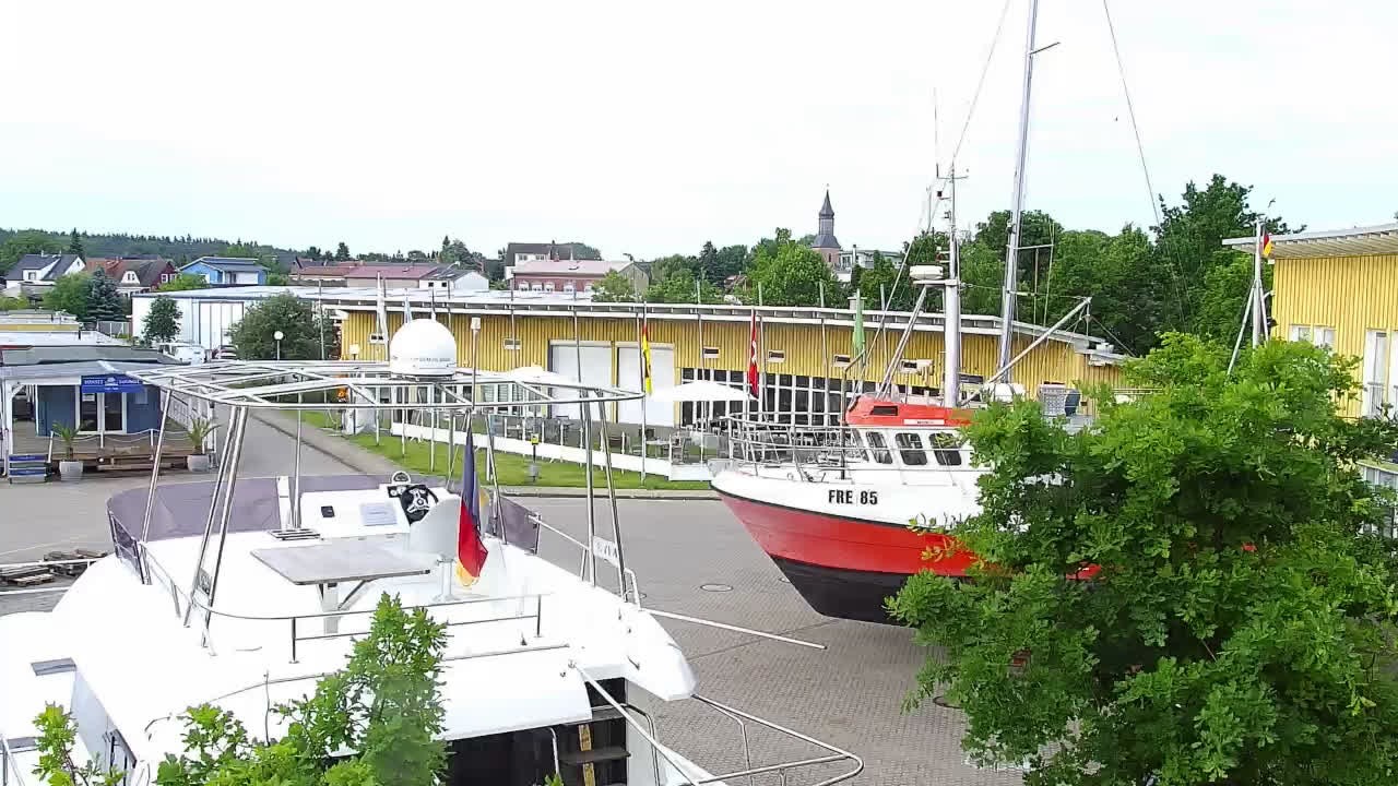 Archiv Foto Webcam Usedom: Yachthafen Kröslin