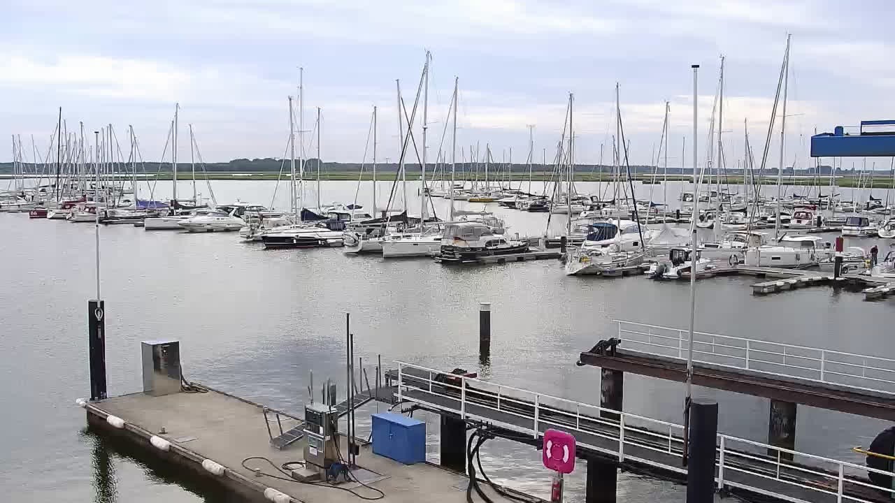 Archiv Foto Webcam Usedom: Yachthafen Kröslin