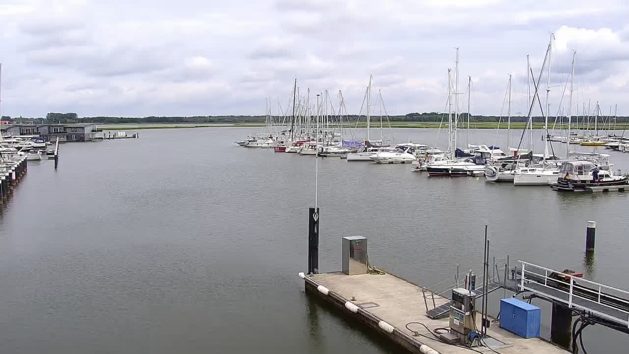 Archiv Foto Webcam Usedom: Yachthafen Kröslin