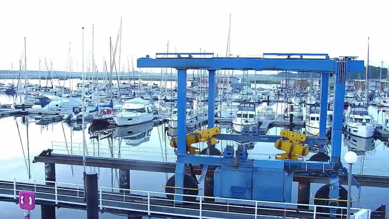 Archiv Foto Webcam Usedom: Yachthafen Kröslin