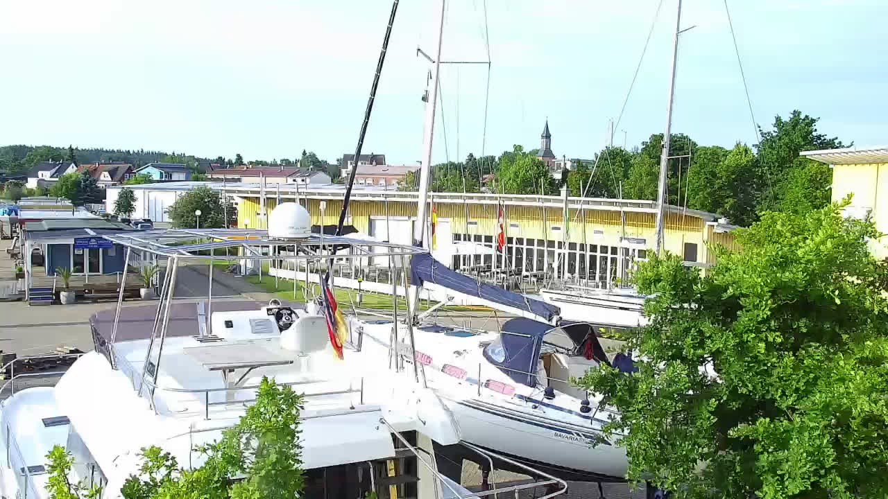 Archiv Foto Webcam Usedom: Yachthafen Kröslin