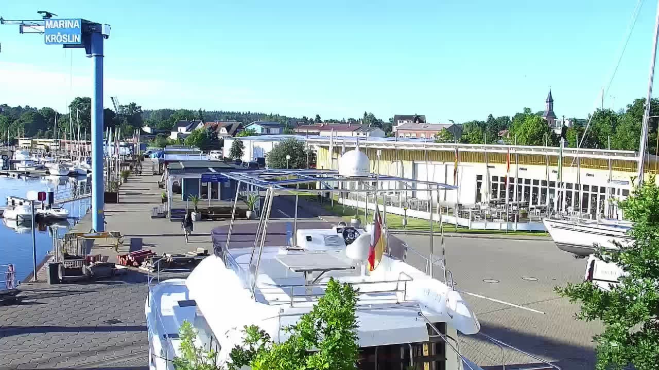 Archiv Foto Webcam Usedom: Yachthafen Kröslin
