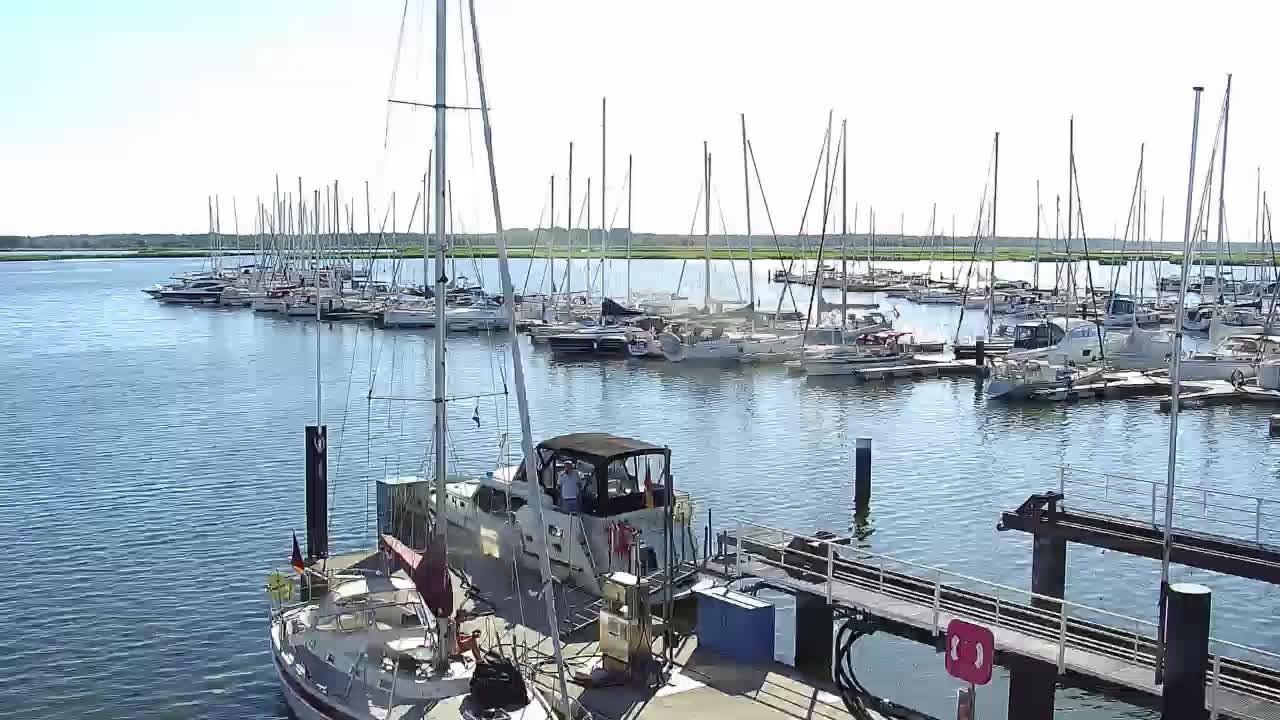 Archiv Foto Webcam Usedom: Yachthafen Kröslin